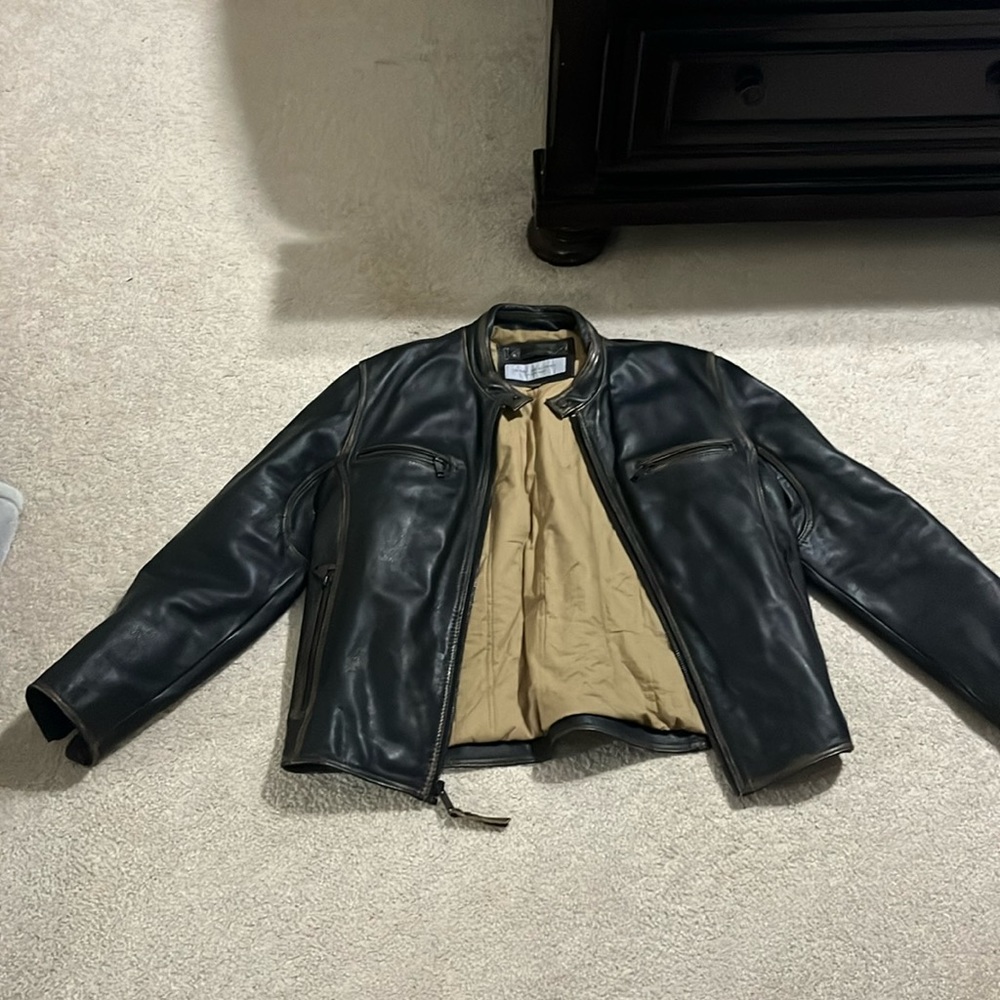 Men’s Dark Brown Leather Coat